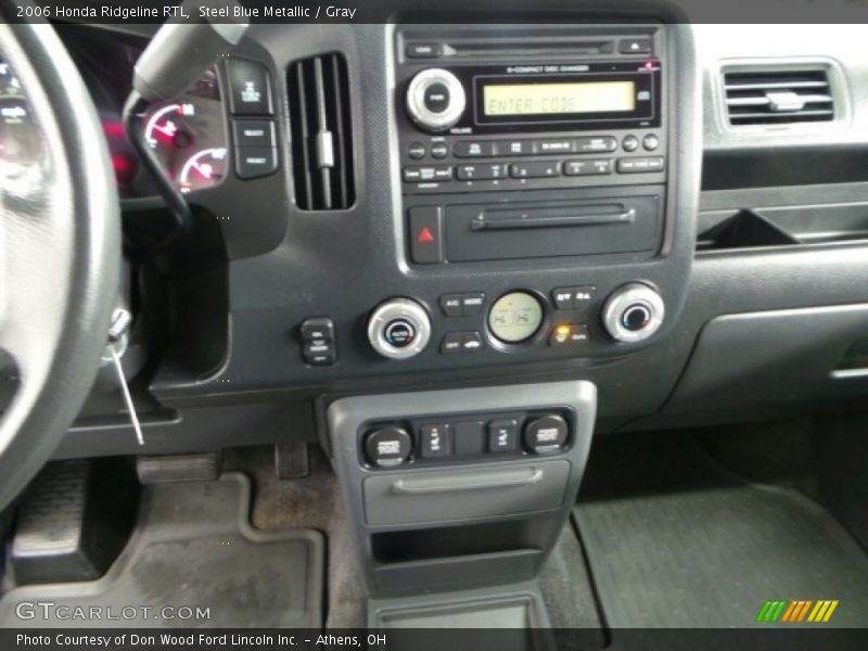 Steel Blue Metallic / Gray 2006 Honda Ridgeline RTL
