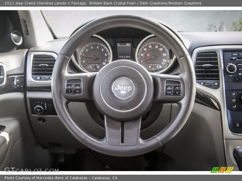  2011 Grand Cherokee Laredo X Package Steering Wheel