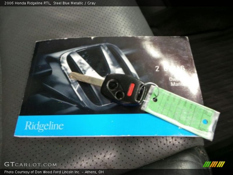 Steel Blue Metallic / Gray 2006 Honda Ridgeline RTL