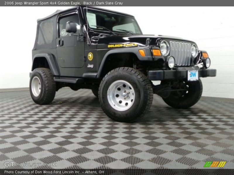 Black / Dark Slate Gray 2006 Jeep Wrangler Sport 4x4 Golden Eagle