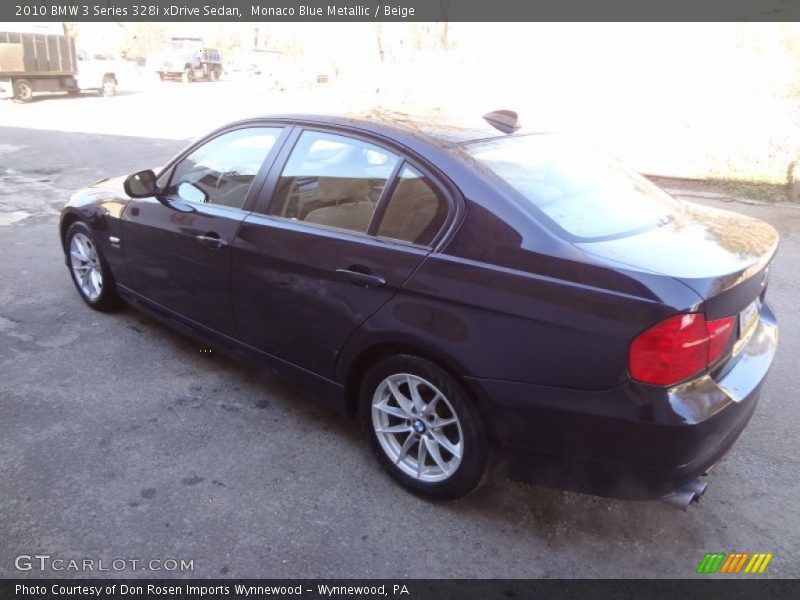 Monaco Blue Metallic / Beige 2010 BMW 3 Series 328i xDrive Sedan