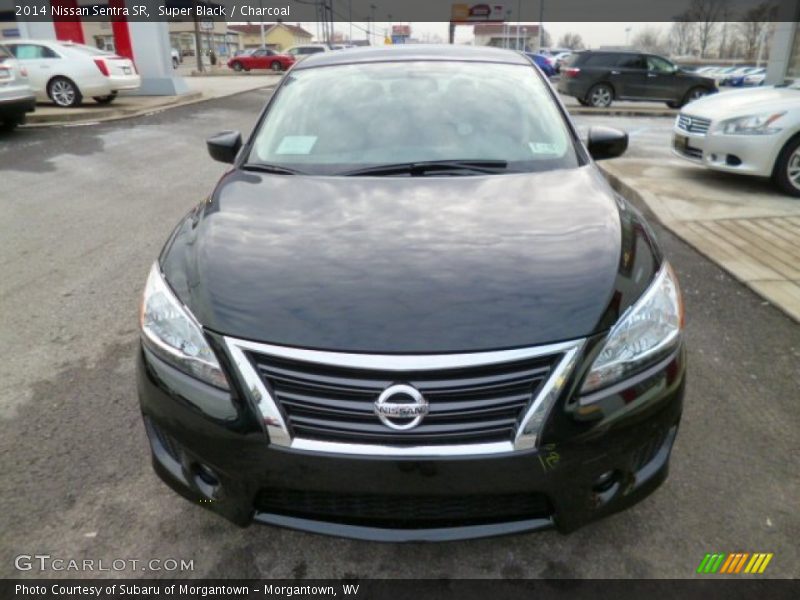 Super Black / Charcoal 2014 Nissan Sentra SR