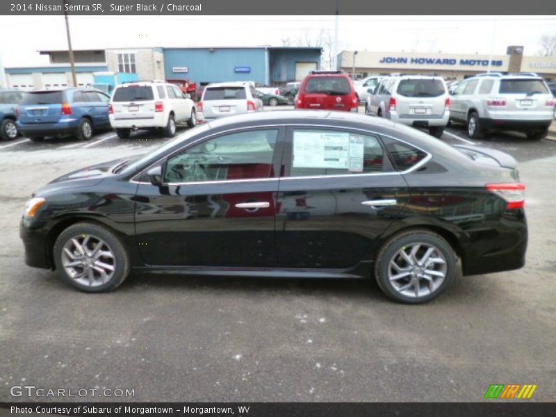 Super Black / Charcoal 2014 Nissan Sentra SR