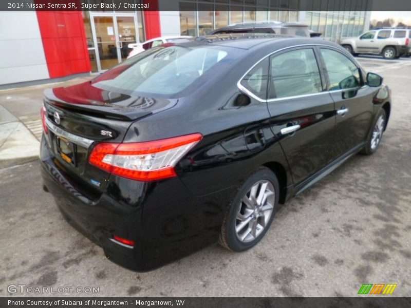 Super Black / Charcoal 2014 Nissan Sentra SR
