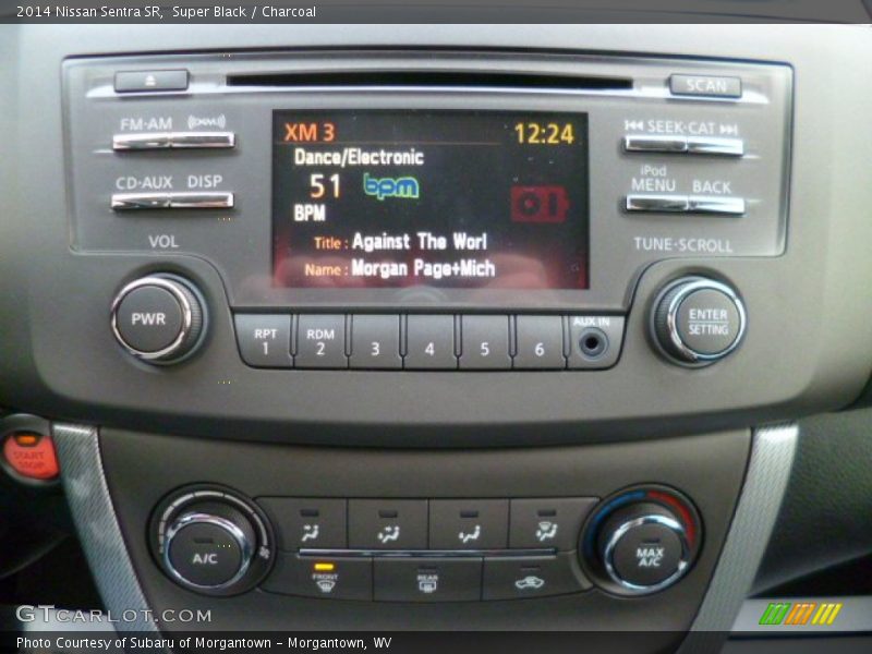 Super Black / Charcoal 2014 Nissan Sentra SR
