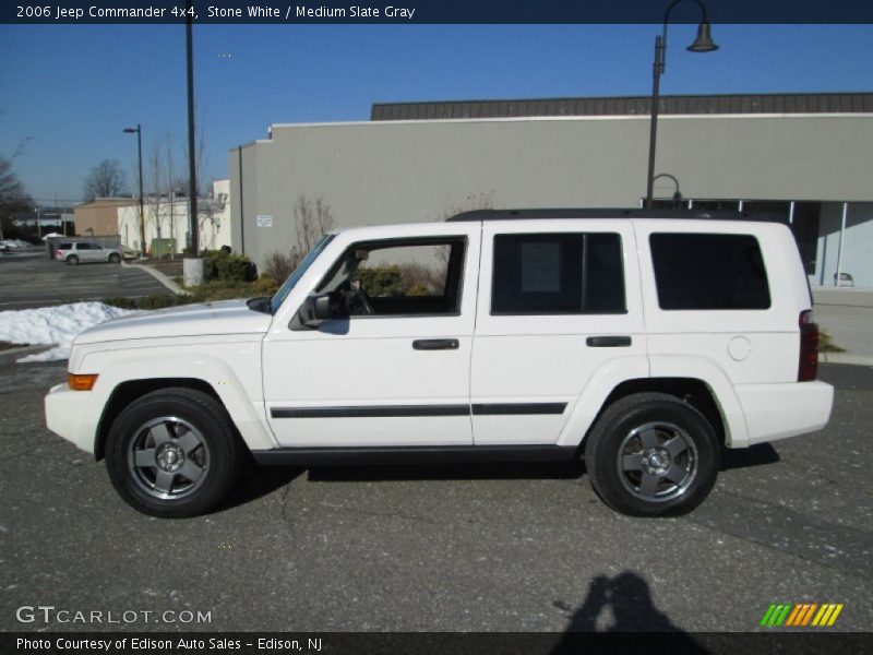 Stone White / Medium Slate Gray 2006 Jeep Commander 4x4