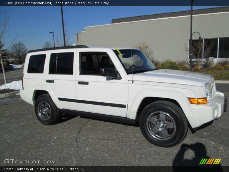 Stone White / Medium Slate Gray 2006 Jeep Commander 4x4