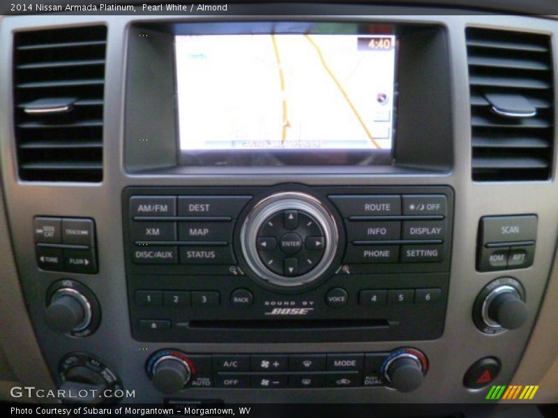 Controls of 2014 Armada Platinum