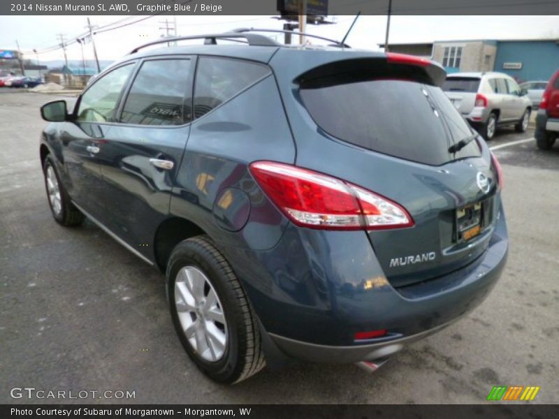 Graphite Blue / Beige 2014 Nissan Murano SL AWD