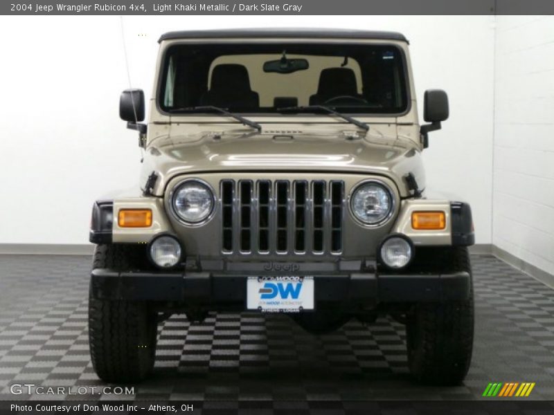Light Khaki Metallic / Dark Slate Gray 2004 Jeep Wrangler Rubicon 4x4