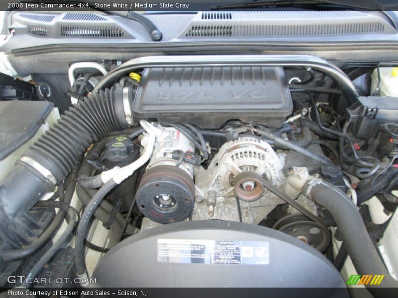 Stone White / Medium Slate Gray 2006 Jeep Commander 4x4