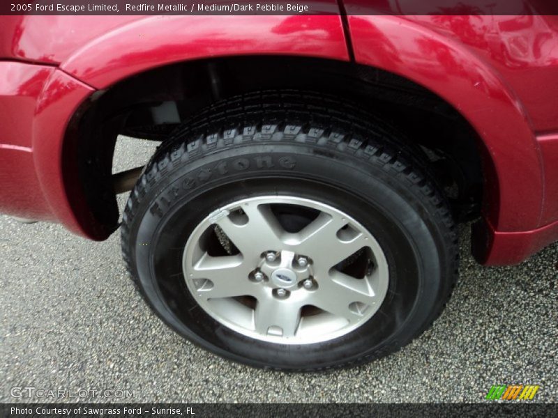 Redfire Metallic / Medium/Dark Pebble Beige 2005 Ford Escape Limited