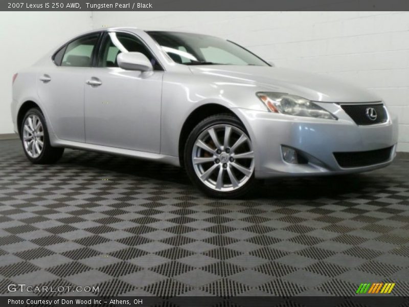 Tungsten Pearl / Black 2007 Lexus IS 250 AWD