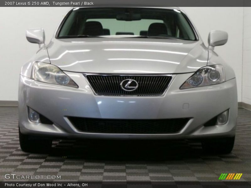 Tungsten Pearl / Black 2007 Lexus IS 250 AWD