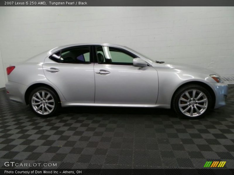 Tungsten Pearl / Black 2007 Lexus IS 250 AWD