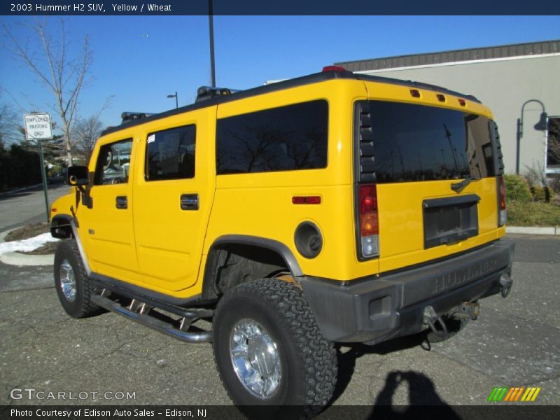  2003 H2 SUV Yellow