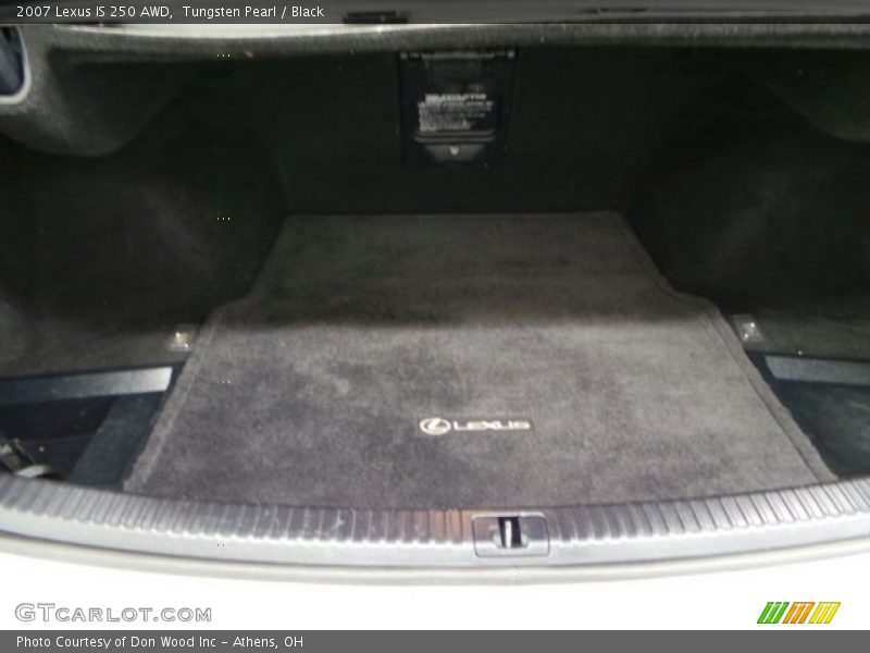 Tungsten Pearl / Black 2007 Lexus IS 250 AWD