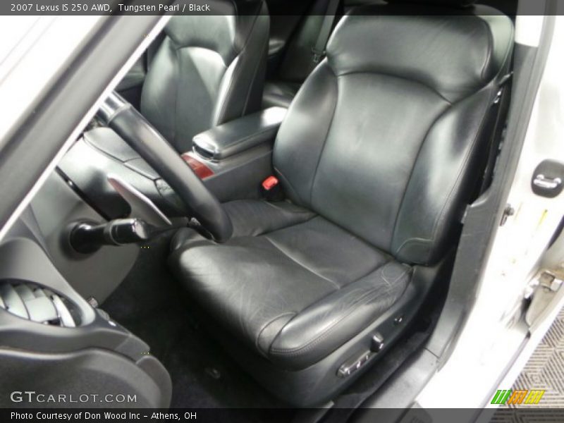 Tungsten Pearl / Black 2007 Lexus IS 250 AWD