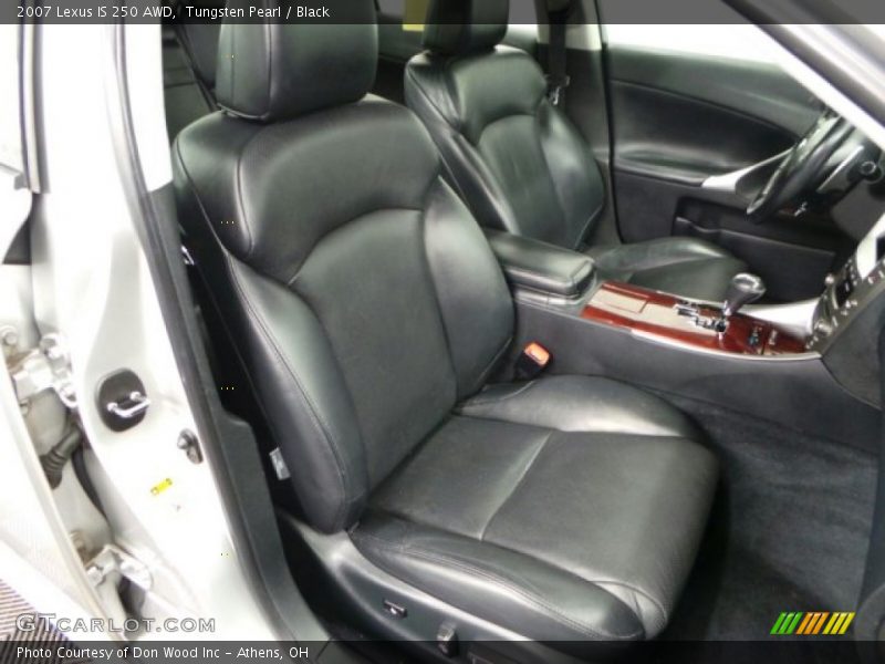 Tungsten Pearl / Black 2007 Lexus IS 250 AWD