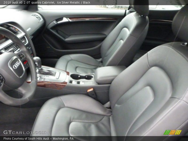 Front Seat of 2010 A5 2.0T quattro Cabriolet