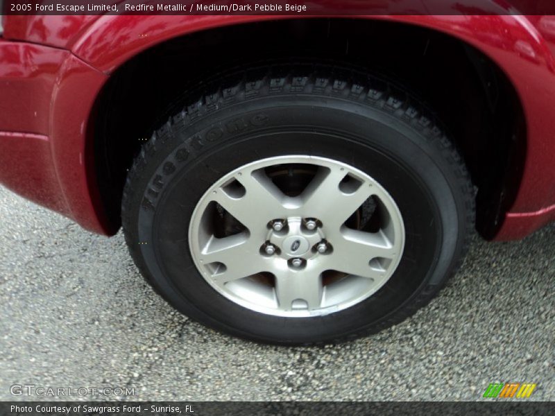 Redfire Metallic / Medium/Dark Pebble Beige 2005 Ford Escape Limited