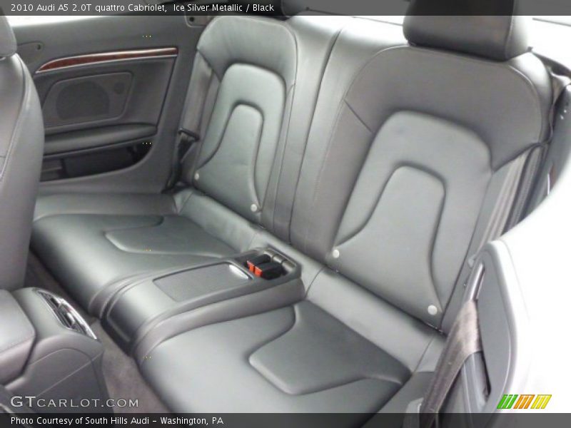 Ice Silver Metallic / Black 2010 Audi A5 2.0T quattro Cabriolet