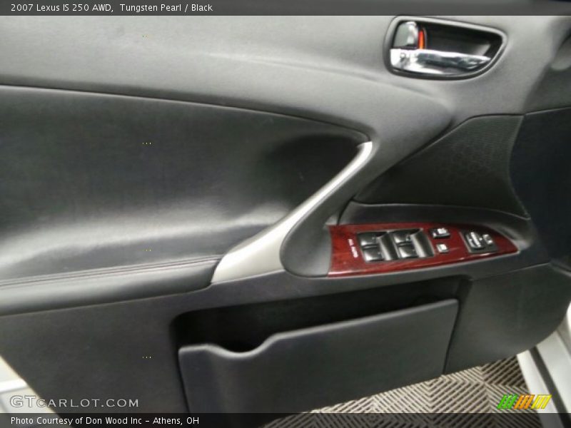 Tungsten Pearl / Black 2007 Lexus IS 250 AWD