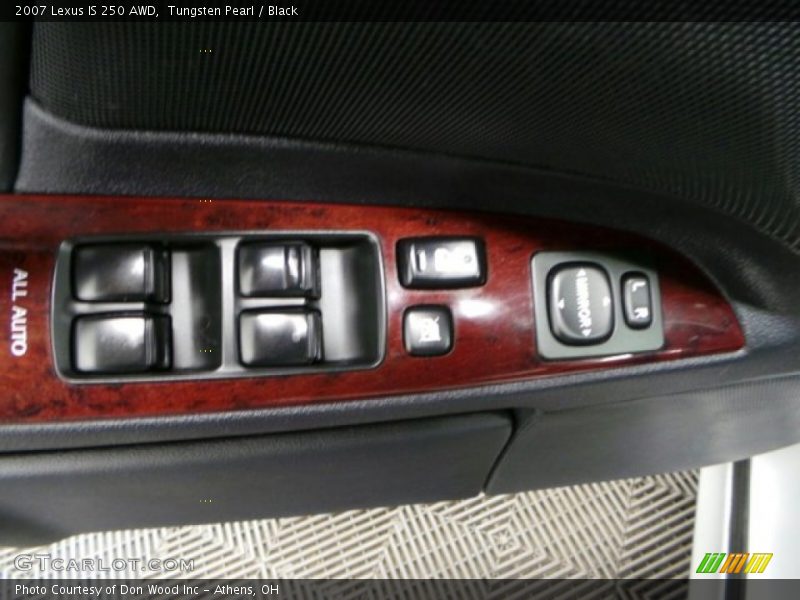 Tungsten Pearl / Black 2007 Lexus IS 250 AWD