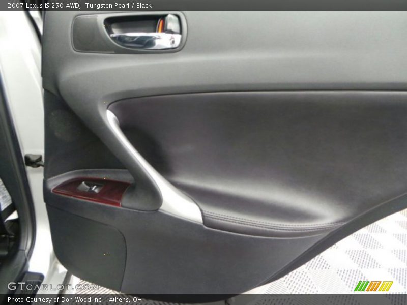 Tungsten Pearl / Black 2007 Lexus IS 250 AWD