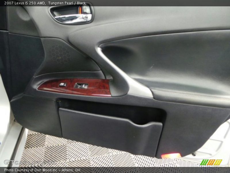 Tungsten Pearl / Black 2007 Lexus IS 250 AWD