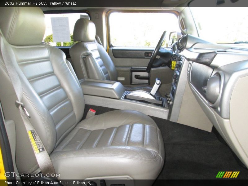 Front Seat of 2003 H2 SUV