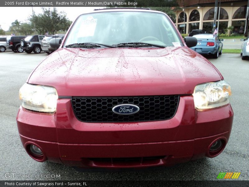 Redfire Metallic / Medium/Dark Pebble Beige 2005 Ford Escape Limited