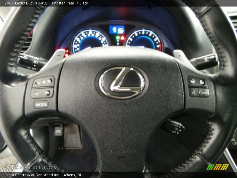 Tungsten Pearl / Black 2007 Lexus IS 250 AWD