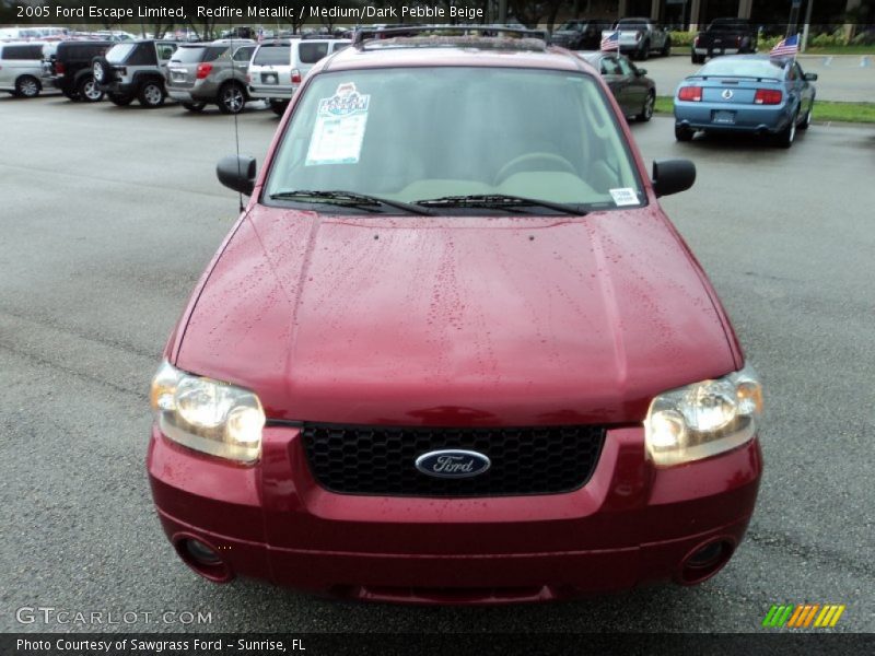 Redfire Metallic / Medium/Dark Pebble Beige 2005 Ford Escape Limited