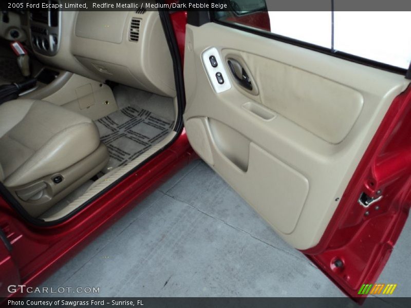 Redfire Metallic / Medium/Dark Pebble Beige 2005 Ford Escape Limited