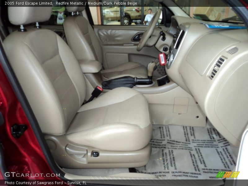 Redfire Metallic / Medium/Dark Pebble Beige 2005 Ford Escape Limited