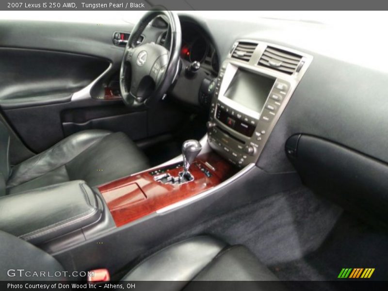 Tungsten Pearl / Black 2007 Lexus IS 250 AWD