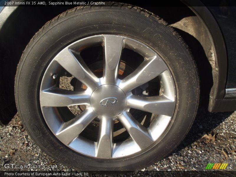 Sapphire Blue Metallic / Graphite 2007 Infiniti FX 35 AWD