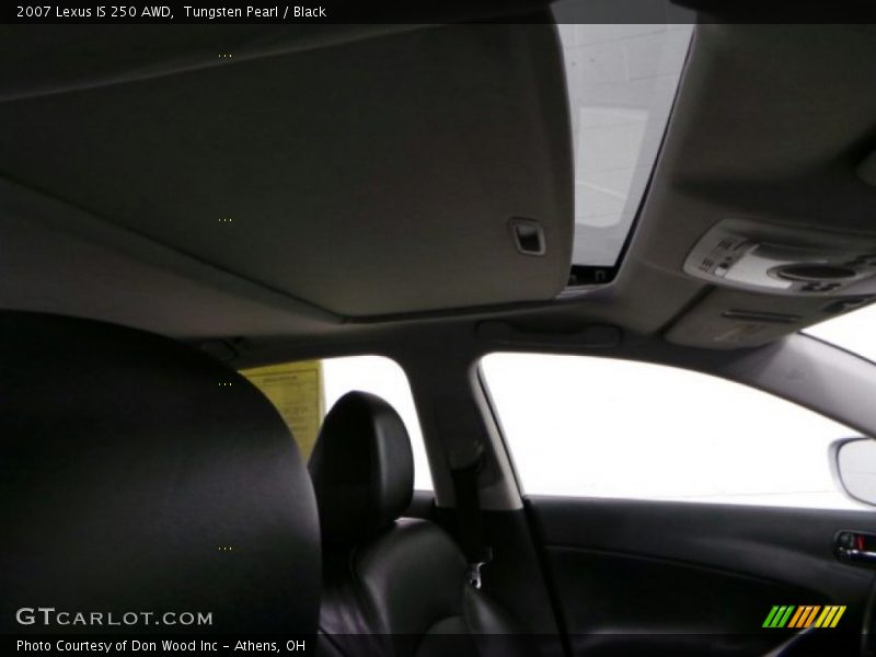 Tungsten Pearl / Black 2007 Lexus IS 250 AWD