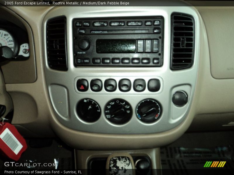 Redfire Metallic / Medium/Dark Pebble Beige 2005 Ford Escape Limited