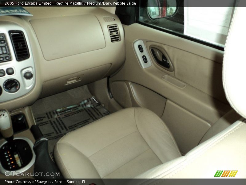 Redfire Metallic / Medium/Dark Pebble Beige 2005 Ford Escape Limited
