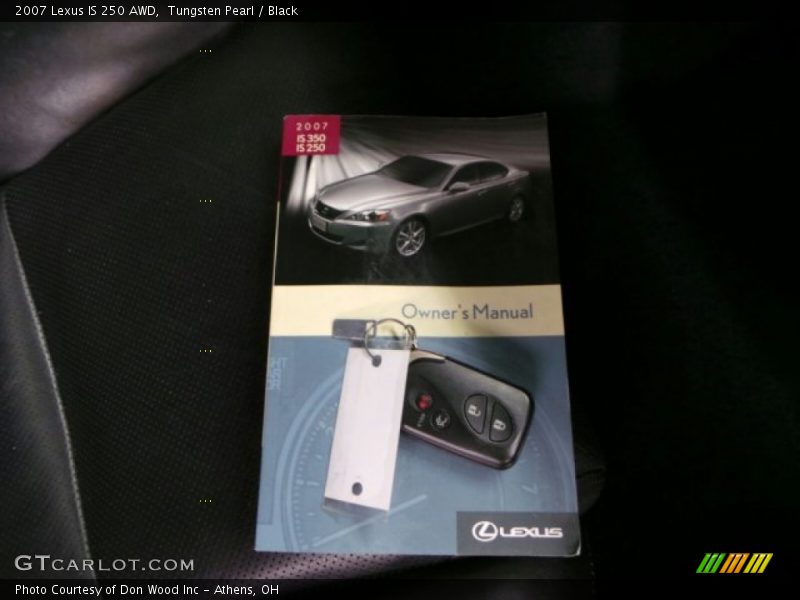 Tungsten Pearl / Black 2007 Lexus IS 250 AWD