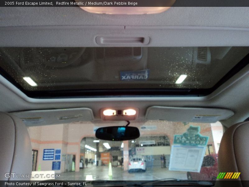 Redfire Metallic / Medium/Dark Pebble Beige 2005 Ford Escape Limited
