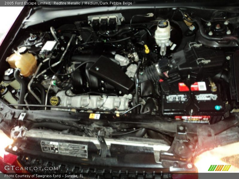 Redfire Metallic / Medium/Dark Pebble Beige 2005 Ford Escape Limited