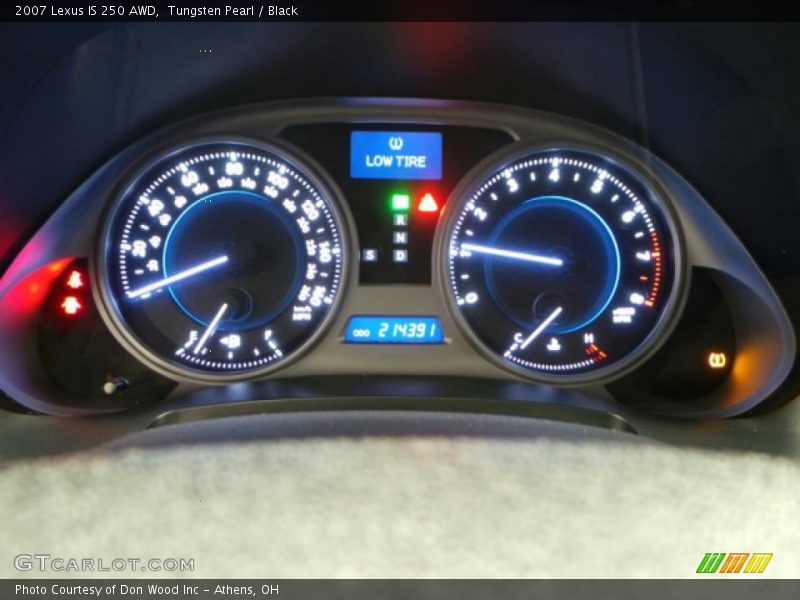 Tungsten Pearl / Black 2007 Lexus IS 250 AWD