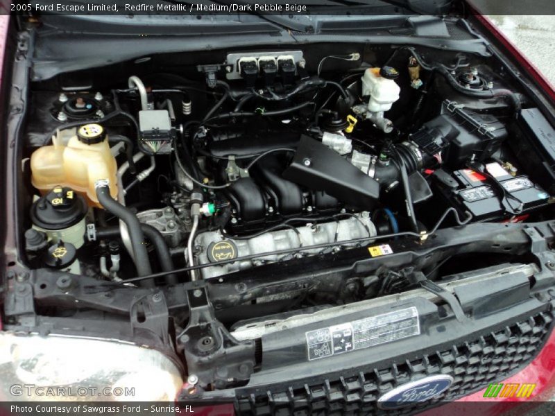 Redfire Metallic / Medium/Dark Pebble Beige 2005 Ford Escape Limited