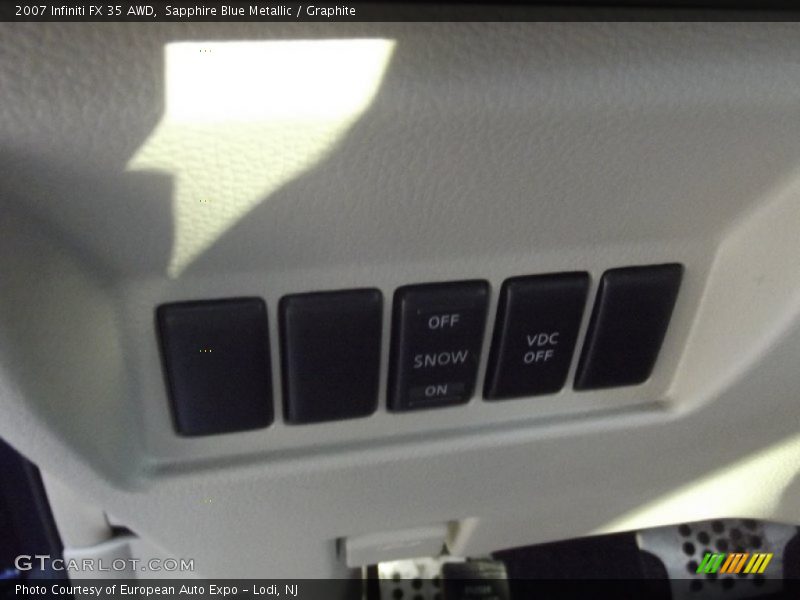 Sapphire Blue Metallic / Graphite 2007 Infiniti FX 35 AWD
