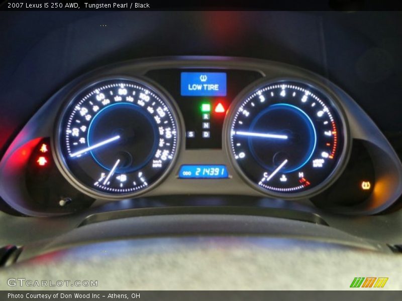 Tungsten Pearl / Black 2007 Lexus IS 250 AWD