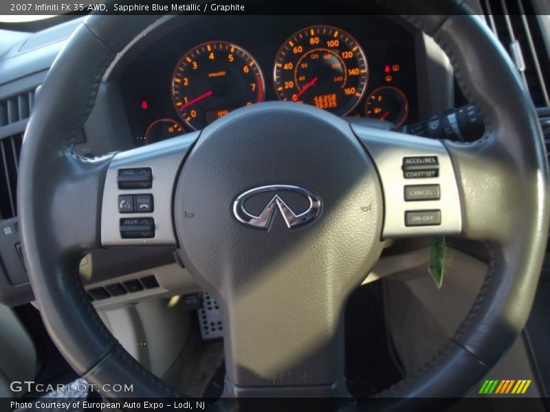 Sapphire Blue Metallic / Graphite 2007 Infiniti FX 35 AWD