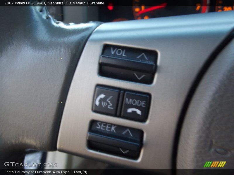 Sapphire Blue Metallic / Graphite 2007 Infiniti FX 35 AWD